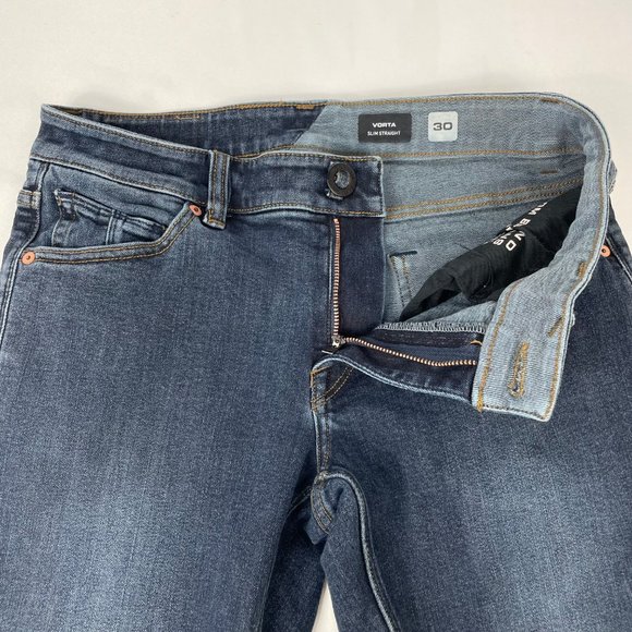 Mens Volcom Vorta Slim Straight Denim Jeans 30 - Picture 6 of 12